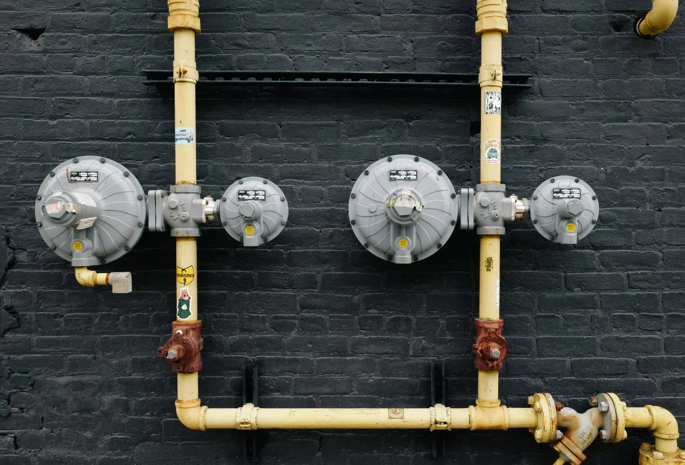 Domestic gas installation representing CCN1 core domestic gas safety training