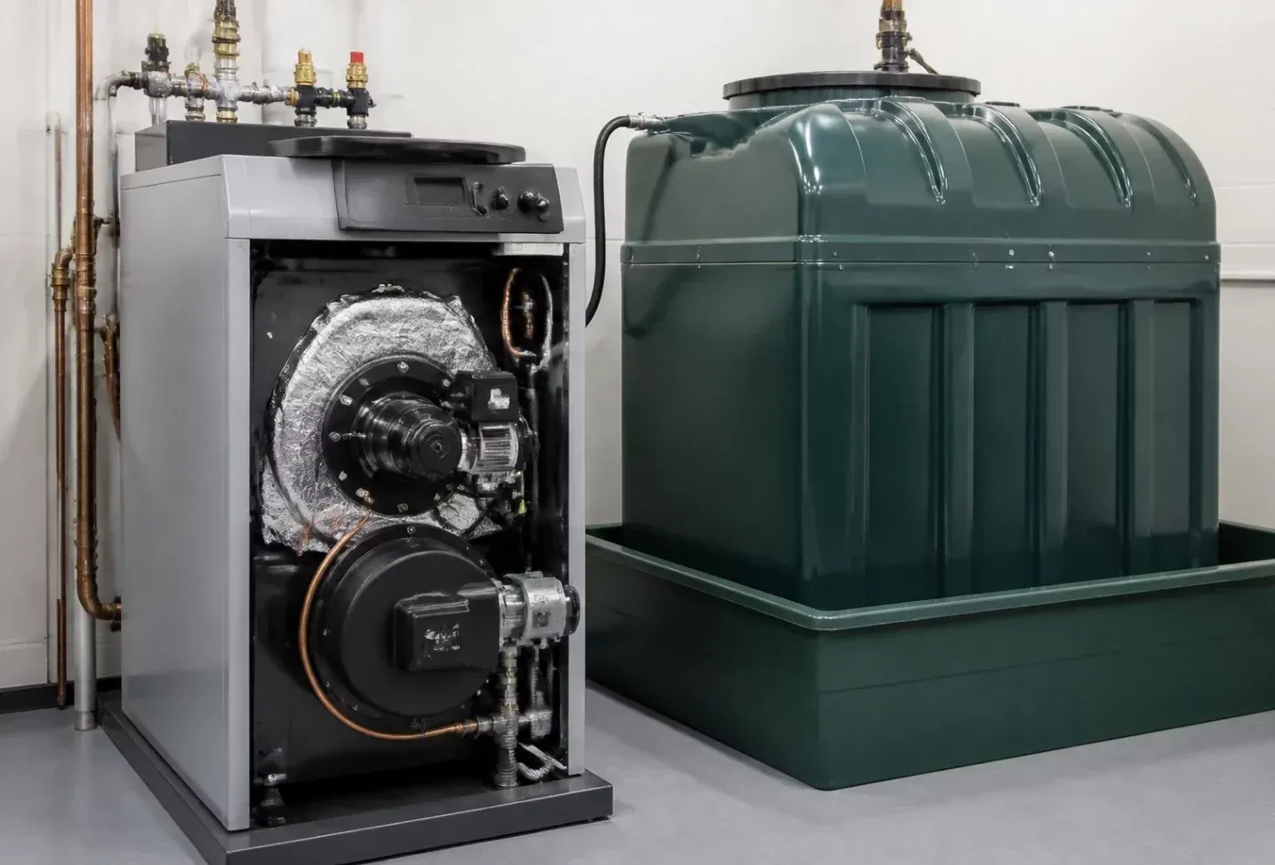 Oil-fired heating appliance representing OFTEC oil training and certification